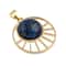 12 Pack: Blue & Gold Lapis Sun Pendant by Bead Landing™